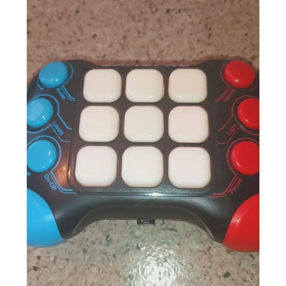 Quick Push Pop Game - 5 Mode Electric Fast Push Handheld Games Sensory Button...